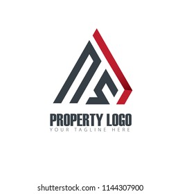 Initial Letter Property Design Logo