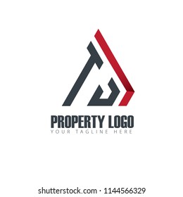 Initial Letter Property Design Logo
