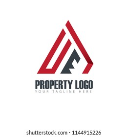 Initial Letter Property Design Logo