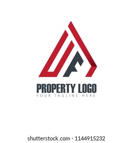 Initial Letter Property Design Logo
