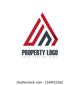 Initial Letter Property Design Logo