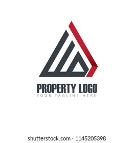 Initial Letter Property Design Logo