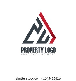 Initial Letter Property Design Logo