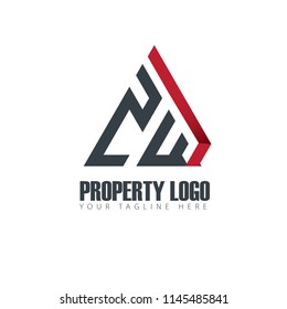 Initial Letter Property Design Logo