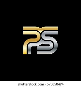Initial Letter PS Linked Design Logo