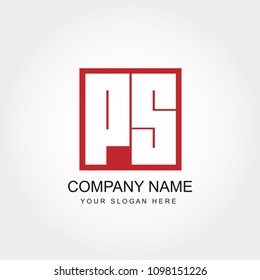 Initial Letter PS  Logo Design