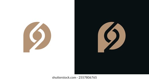 initial letter PS logo design graphic icon