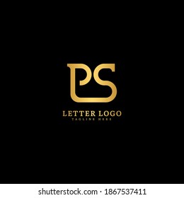 Initial Letter PS logotype company name monogram design for Company and Business logo.