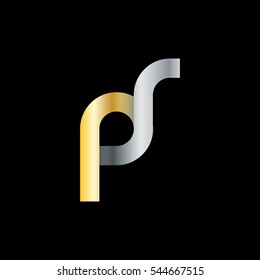 Initial Letter PS PR Logo