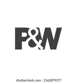 Initial Letter Pw Logo Business Logo Stock Vector (Royalty Free ...