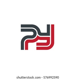 Initial Letter PY Linked Design Logo