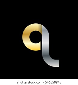 Initial Letter Q CL OL Rounded Lowercase Logo