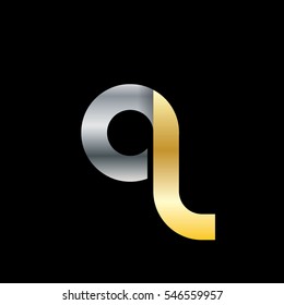 Initial Letter Q CL OL Rounded Lowercase Logo