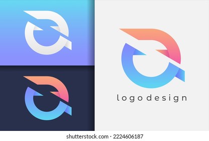 Initial Letter Q Logo Design with Modern Circular Origami Style Concept. Usable for Business, Brand and Company Logos.