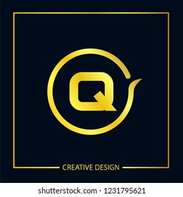Initial Letter Q Logo Template Vector Design