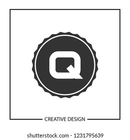 Initial Letter Q Logo Template Vector Design