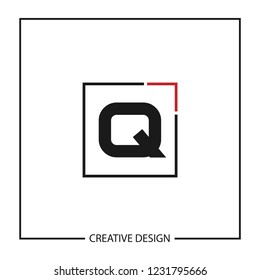 Initial Letter Q Logo Template Vector Design