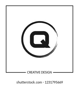 Initial Letter Q Logo Template Vector Design