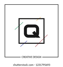 Initial Letter Q Logo Template Vector Design