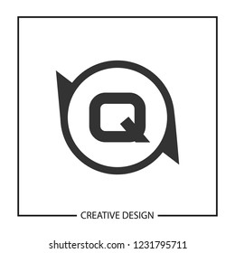 Initial Letter Q Logo Template Vector Design