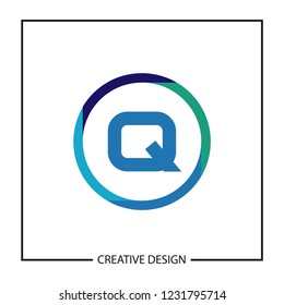 Initial Letter Q Logo Template Vector Design