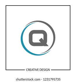 Initial Letter Q Logo Template Vector Design
