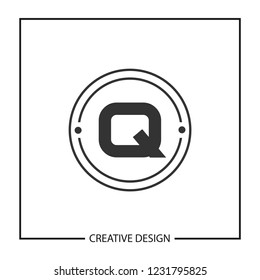 Initial Letter Q Logo Template Vector Design
