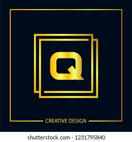 Initial Letter Q Logo Template Vector Design
