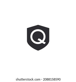 Initial letter Q logo template design