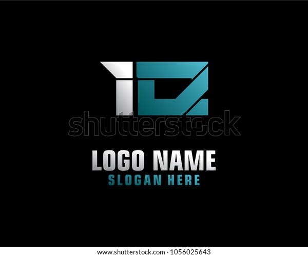 Initial letter I Q logo\
template vector