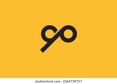 Initial letter q o creative and professional infinity logo