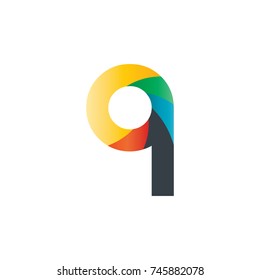 Initial Letter Q Rounded Design Logo