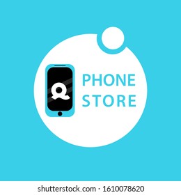 Initial letter Q with Smart phone icon. phone store logo vector