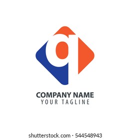 Initial Letter Q Square Logo
