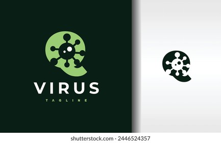Anfangsbuchstabe Q Virenlogo