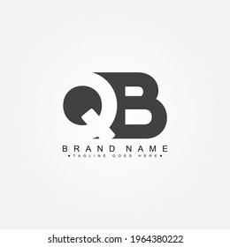 Initial Letter QB Logo - Minimal Business Logo