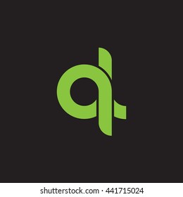 initial letter ql linked round lowercase logo green