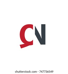 Initial Letter QN Design Logo
