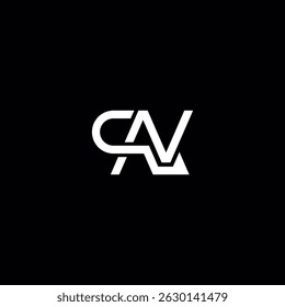 Initial Letter QN NQ Logo Design with Modern Minimal Style.
