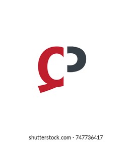 Initial Letter QP Design Logo