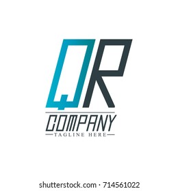 Initial Letter QR Design Logo Template