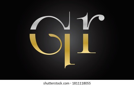Initial letter QR logo design with modern business typography vector template. Creative isolated QR letter logo design