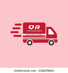 Initial Letter QR Logo Design Fast Delivery