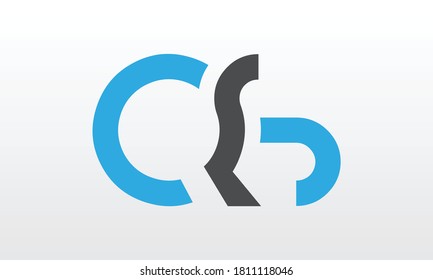 Letra inicial diseño del logotipo QS con plantilla moderna de vector de tipografía empresarial. Diseño de logotipo de carta QS aislado creativo