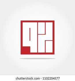 Initial Letter QX Logo Template Vector Design