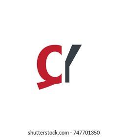 Initial Letter QY Design Logo