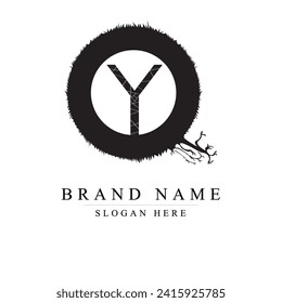 Initial letter QY gaming esports style logo template, Elegant	

