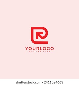 Initial Letter R Arrow Logo Design  Growth Vector  icon e