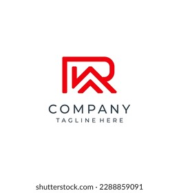 Initial Letter R home logotype company name monogram design for Company and Business logo.