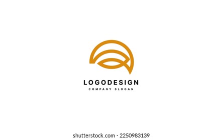 Initial letter R Leaf concept logo template vector
